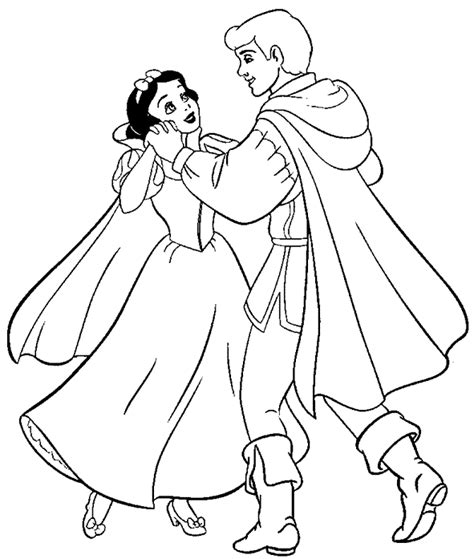 Branca De Neve Para Colorir E Imprimir
