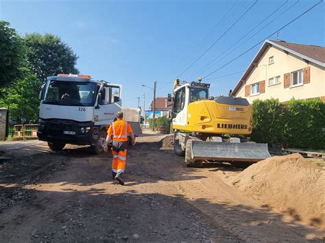 Vosges Travaux Rue Du E R Giment Dartillerie Saint Di Tous