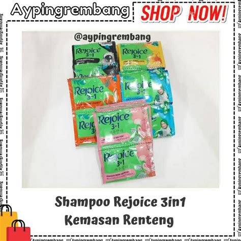 Jual Shampoo Rejoice Renteng Sachet Shopee Indonesia