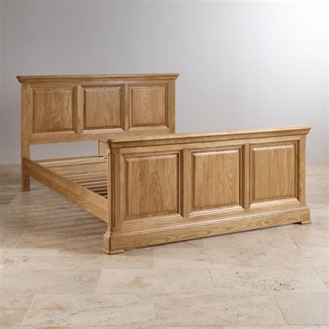 Canterbury King Size Bed In Solid Oak Oak Furniture Land