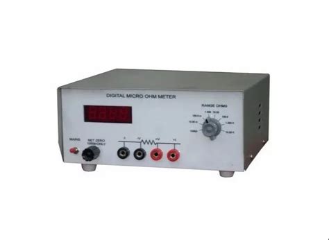 digital micro ohm meter  piece sant garh  delhi id