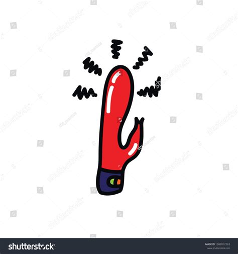Vibrator Sex Toy Doodle Icon Vector Stock Vector Royalty Free 1682012263 Shutterstock