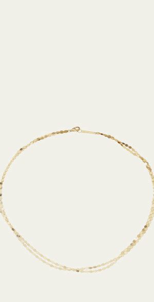 Lana Double Strand Petite Nude Choker