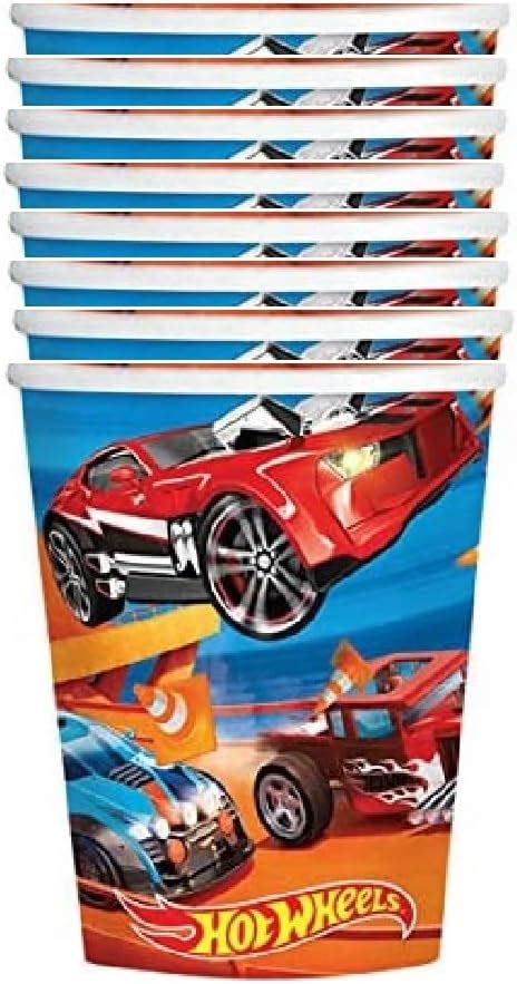 Amscan Hot Wheels Paquete De Suministros Para Fiesta De Cumplea Os Incluye Vasos De Papel