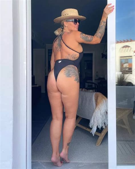 Kerry Katona Unveils Unedited Curves In Thong Bikini After 3st Weight