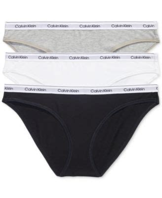 Calvin Klein Women S Modern Logo Pack Bikini Underwear QD Macy S