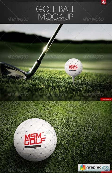 Golf Ball Mock Up Free Download Vector Stock Image Photoshop Icon