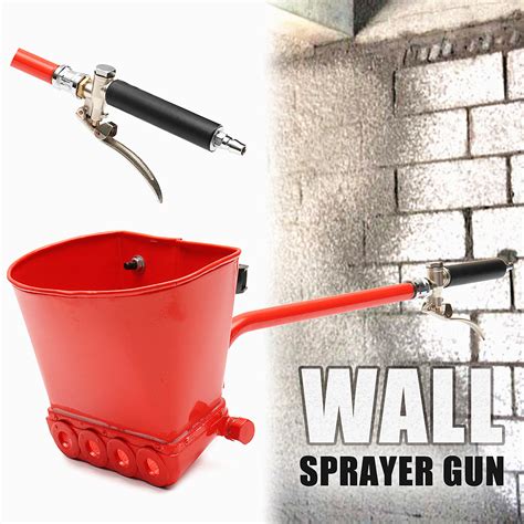 Wall Gun Concrete Sprayer Stucco Cement Plaster Texture Hopper Sprayer