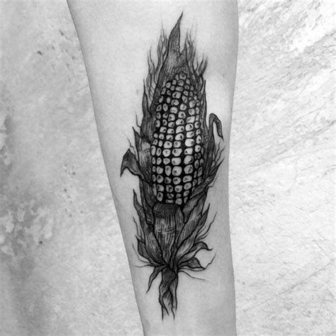 50 Corn Tattoo Ideas For Men - Maize Designs