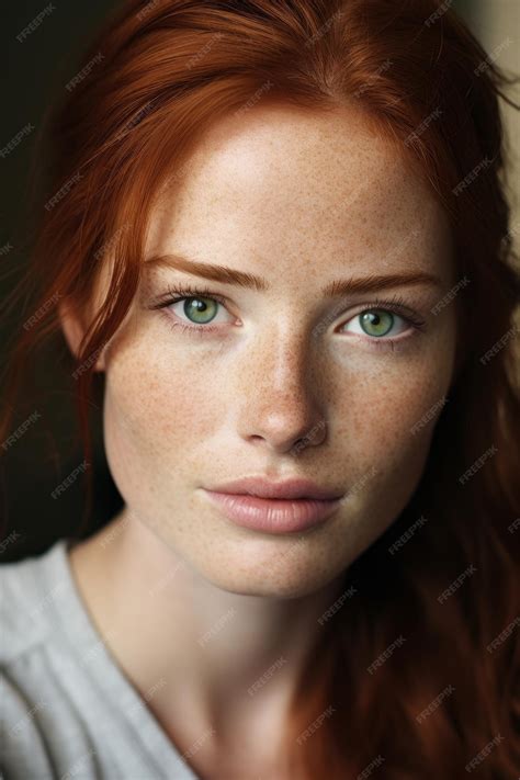 red hair and green eyes 3