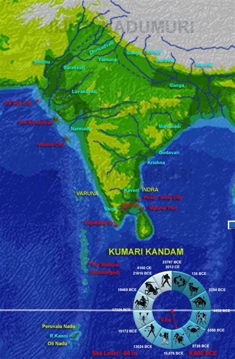 kumari kandam  ancientvoice kumari kandam india map ancient india map