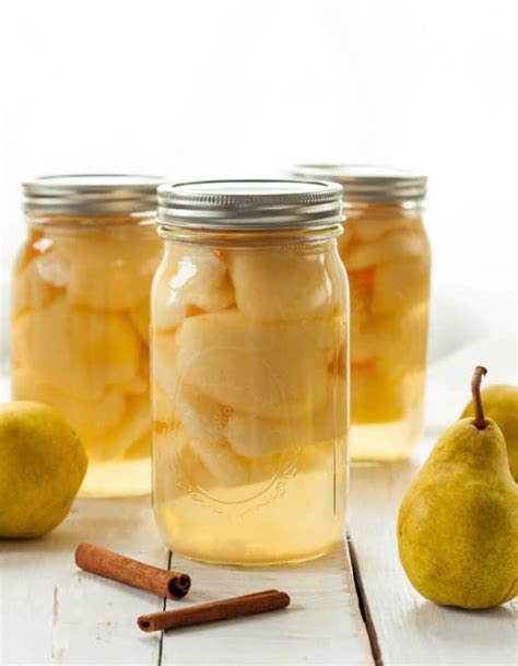 Canning Pears Preserved Pears Sustainable Cooks