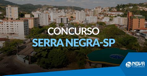 Concurso Prefeitura De Serra Negra SP