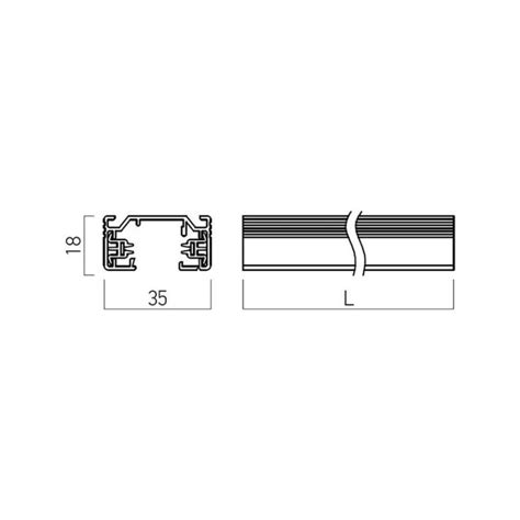 Sina Spot Canal Mini Track Ml V A Alb Mat Arelux