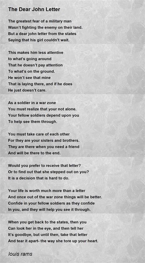 dear john letter