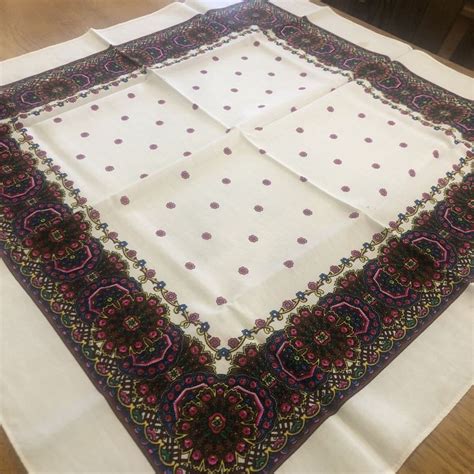 Ukraine Ukrainian Romanian Wool Shawl Russian Soviet Floral Shawl Old