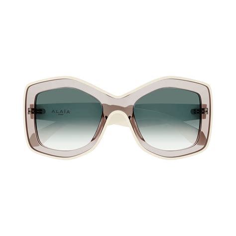 Azzedine Alaia AA0066S 002 Nude Sunglasses Woman