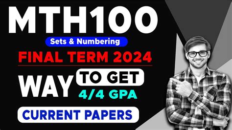 Mth100 Final Term Current Paper 2024 Complete Guide YouTube