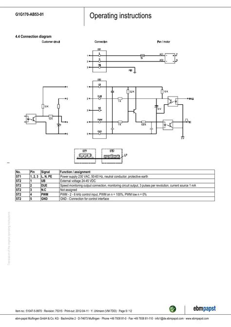 Understanding the Wiring Diagram for ebm-papst EC Motor