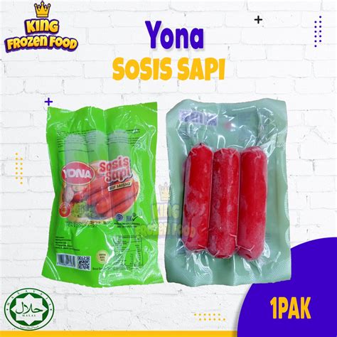 Jual Yona Sosis Sapi Beef Sausage Pak Pcs Shopee Indonesia