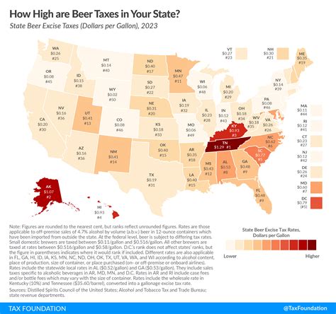 2023 State Beer Taxes: Alcohol Excise Tax Rates | Tax Foundation