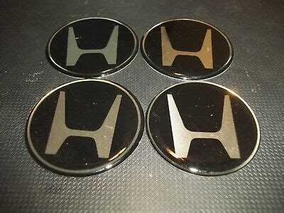 HONDA LOGO STICKER Hubcap Rim Wheel Cover Hub Cap Center Emblem SET 4