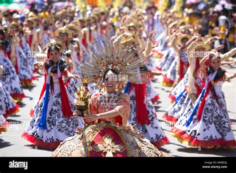 Sinulog Dancer Vector Clipart