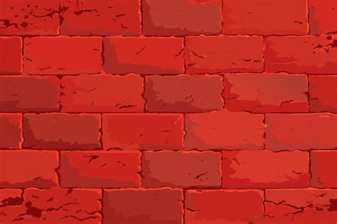 Premium Vector Red Brick Wall Texture