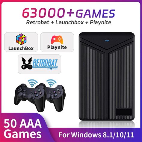 Portable External Hdd Launchbox Playnite Retrobat System All In One T