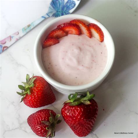 Easy 10 Minute Strawberry Yogurt Recipe Nenas Wellness Corner