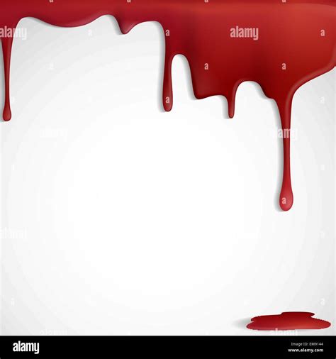 Dripping Red Blood Stock Vector Image And Art Alamy