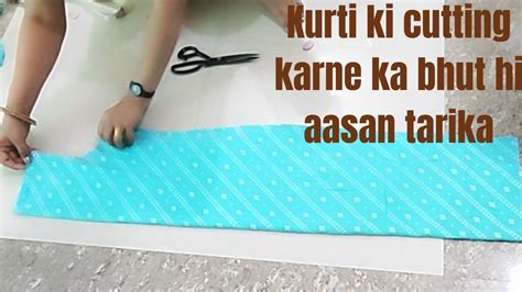 Kurti Suit Cutting Step By Step Easy Kurti Cutting For Beginners