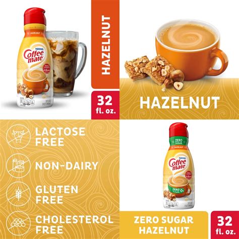 Nestle Coffee Mate Hazelnut Flavor Zero Sugar 946ml Shopee Philippines