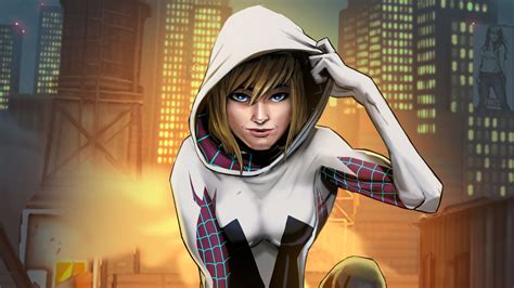 Gwen Stacy Spider Girl Art, HD Superheroes, 4k Wallpapers, Images ...