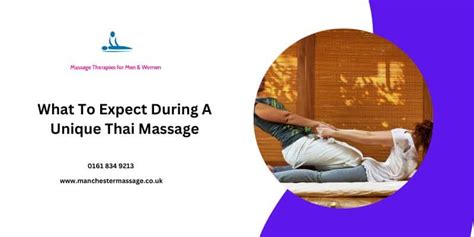 What To Expect During A Unique Thai Massage Manchester Massage