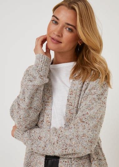 Oatmeal Longline Cardigan Matalan