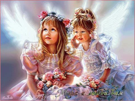 Девушка ангел с флейтой - Мир картинок анимаций