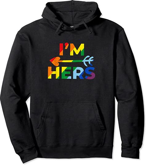 Unisex Lesbian Couple Shes Mine Im Hers Matching Lgbt Pride Month T Shirts Tees Design