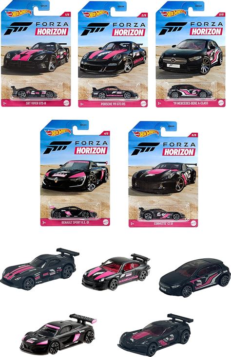 Amazon マテル ホットウィール Hot Wheels テーマオートモーティブ アソート フォルツァ ミニカー10台入り BOX販売 986S GDG44 ブラック