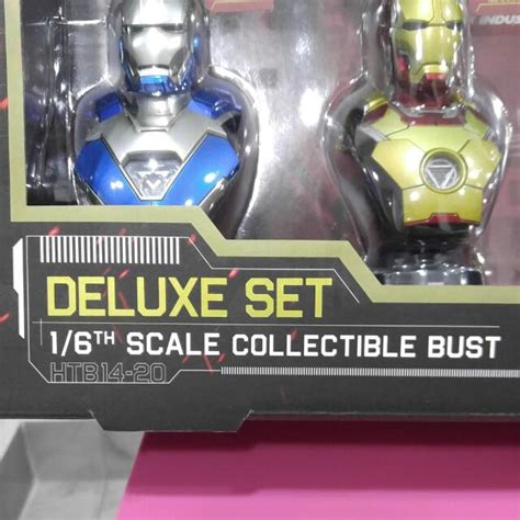 Hot Toys Iron Man Deluxe Set Of Scale Collectible Bust Series Hobbies Toys Toys