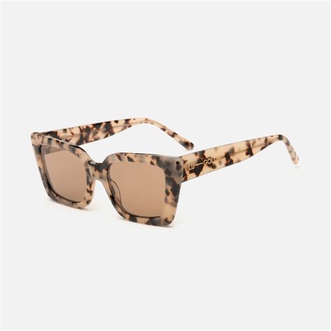 Lu Goldie Lucia Sunglasses Choc Tort Abicus