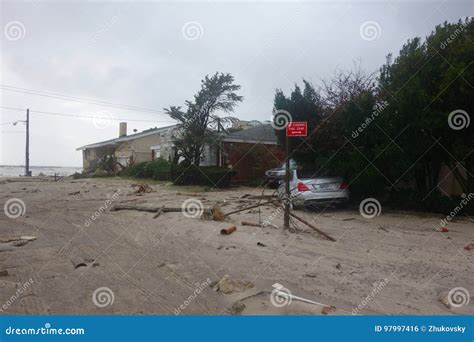 Massive Devastation In The Aftermath Of Hurricane Sandy In Far Rockaway