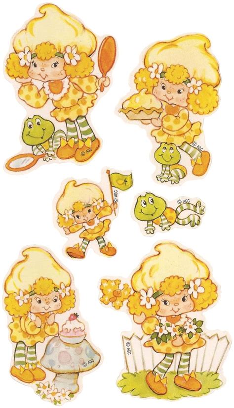 Lemon Meringue Stickers By American Greetings Strawberry