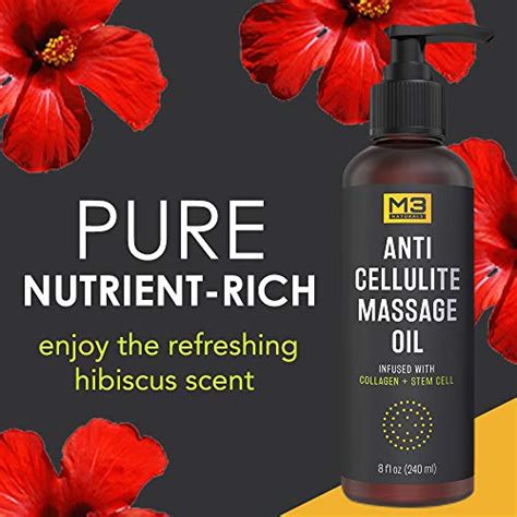 M Naturals Anti Cellulite Massage Oil Infused With Collagen And Stem