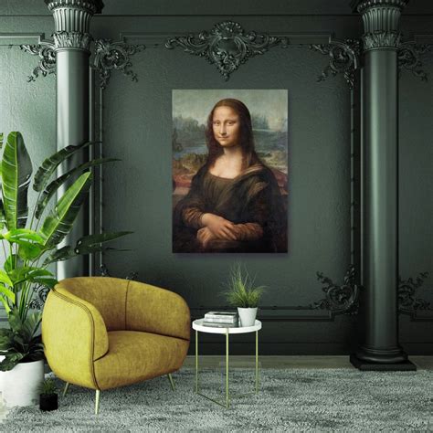 Mona Lisa Plakat Leonardo Da Vinci Druck Etsy De