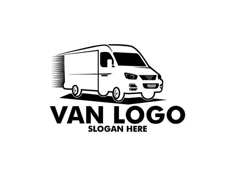 Van logo vector template isolated on white background 25389999 Vector ...