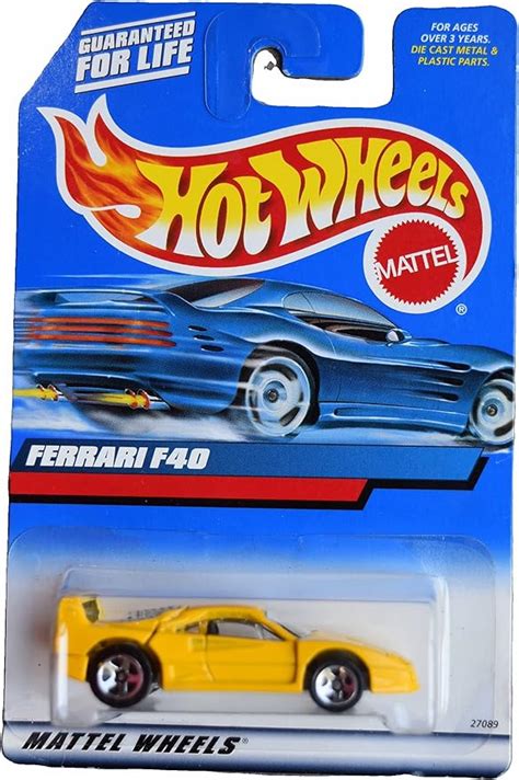 Automobilli Miniaturas Colecionáveis Miniatura Ferrari F40 1 64 Hot Wheels Hot Wheels