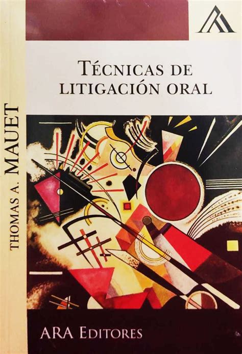 Técnicas de Litigación Oral Librería Jurídica ONI