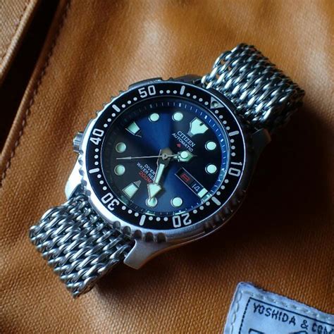 Citizen NY0040 Blue Diver Watch, Men's Fashion, Watches & Accessories ...