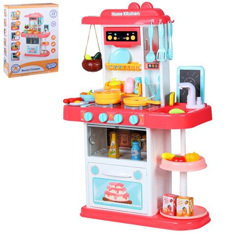 Игровой набор Amore Bello "Кухня",с паром, кран с водой, свет, звук, в ...